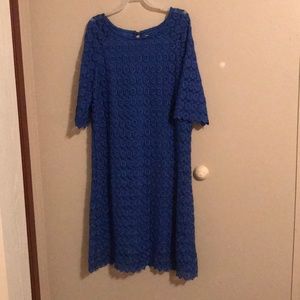 blue special occasion dress